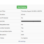 Zoom Meeting Plugin for Moodle