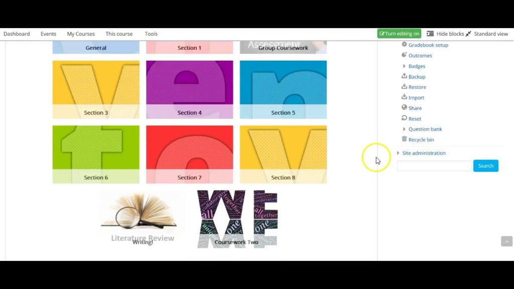 'Adaptable' Theme, Adapted To Moodle™ 3.9